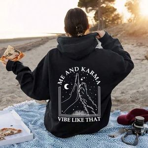 Me and Karma vibe like that… Taylor Swift hoodie Size 12(0XL) oversized